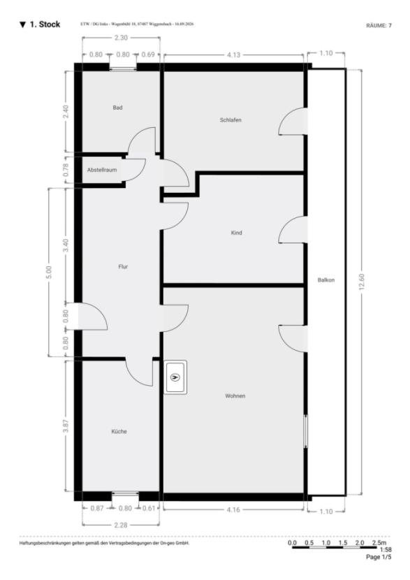 Grundriss WE1