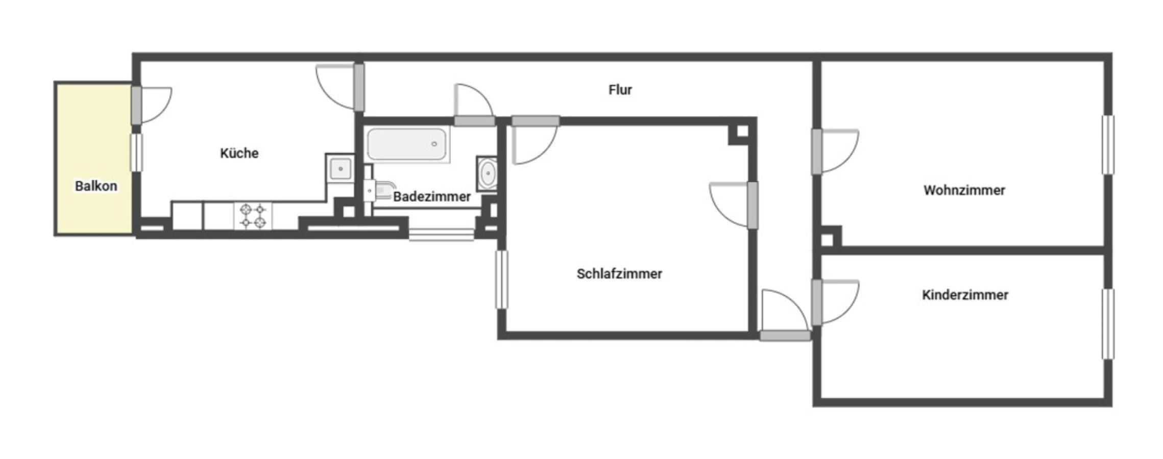 Grundriss Skizze
