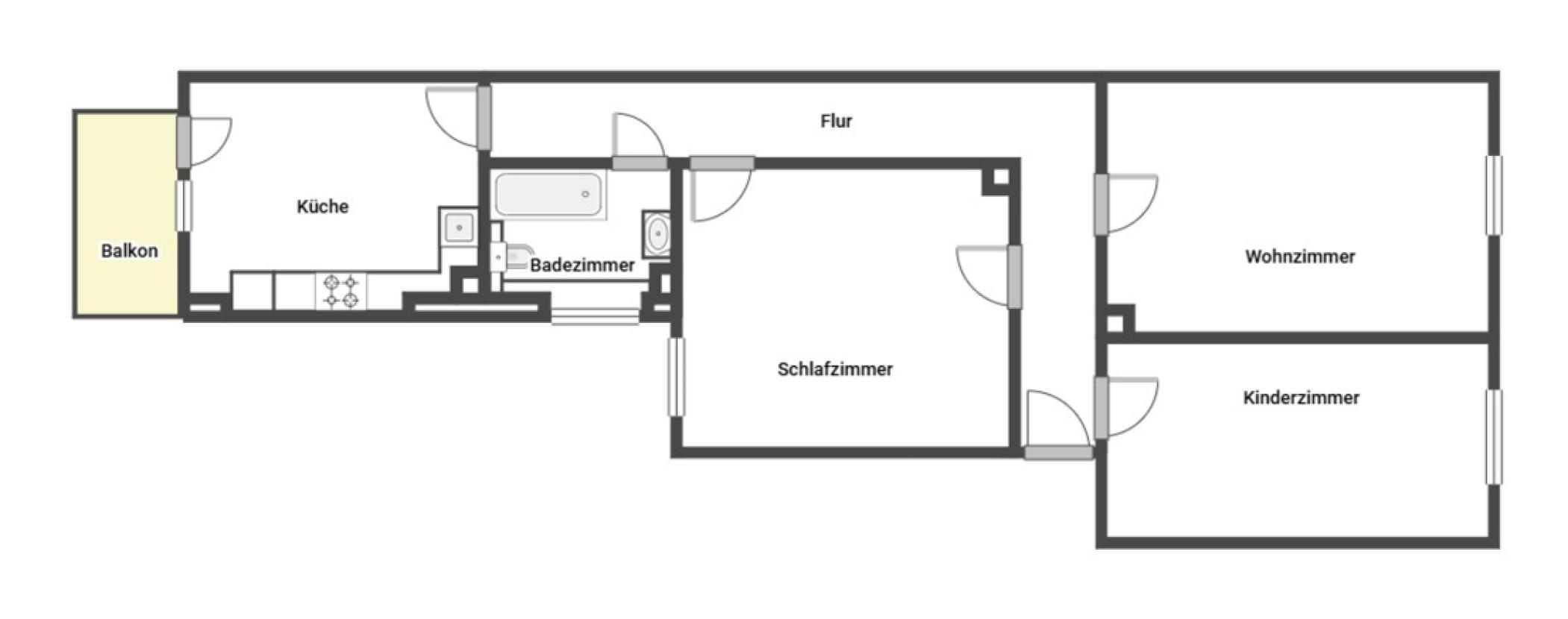 Grundriss Skizze