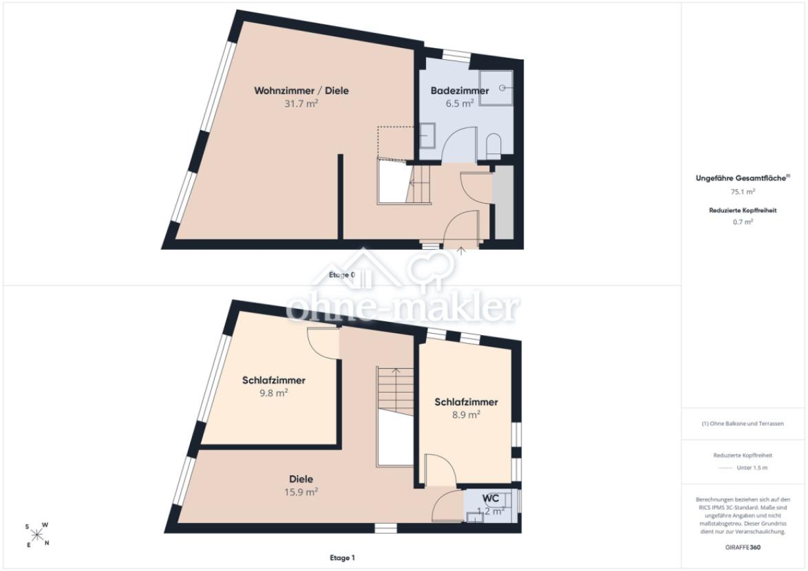 Grundriss EG+OG