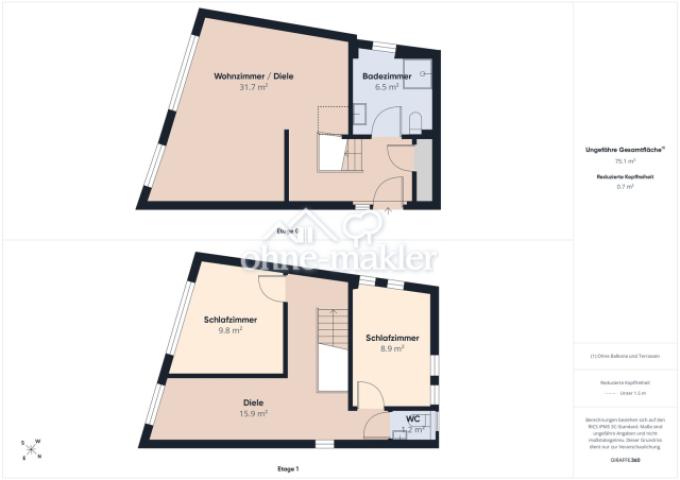 Grundriss EG+OG
