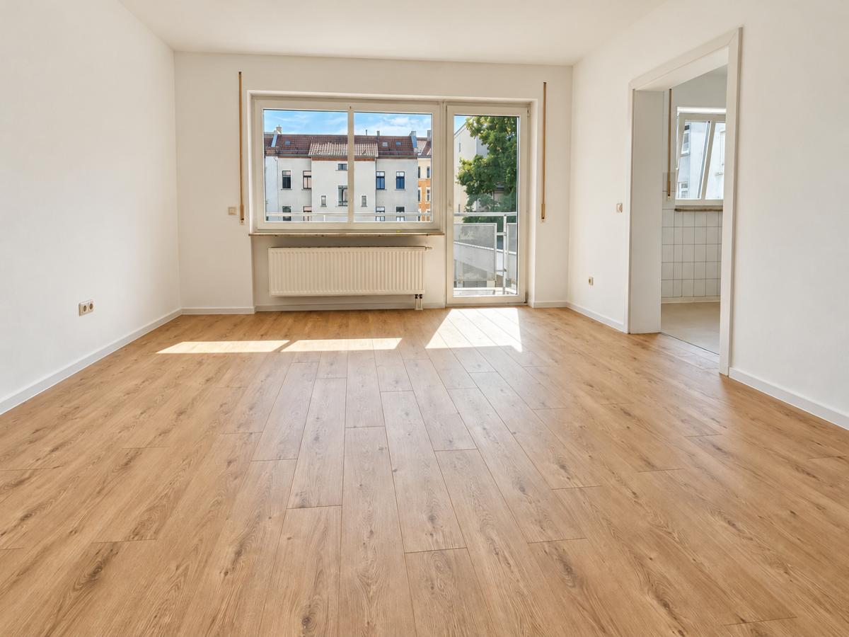 Blick ins Wohnzimmer