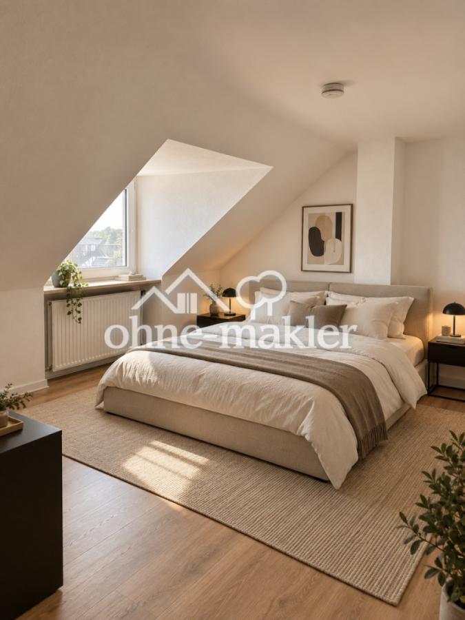 Schlafzimmer virtual staged