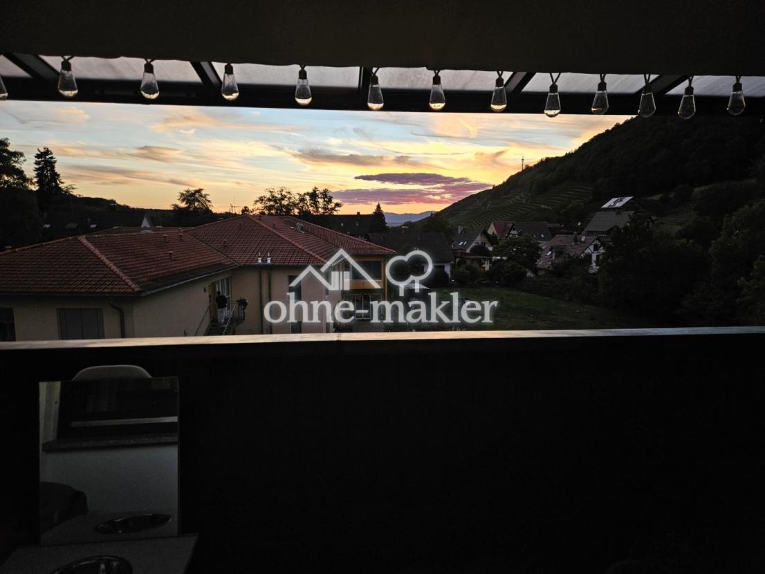 Aussicht vom West-Balkon