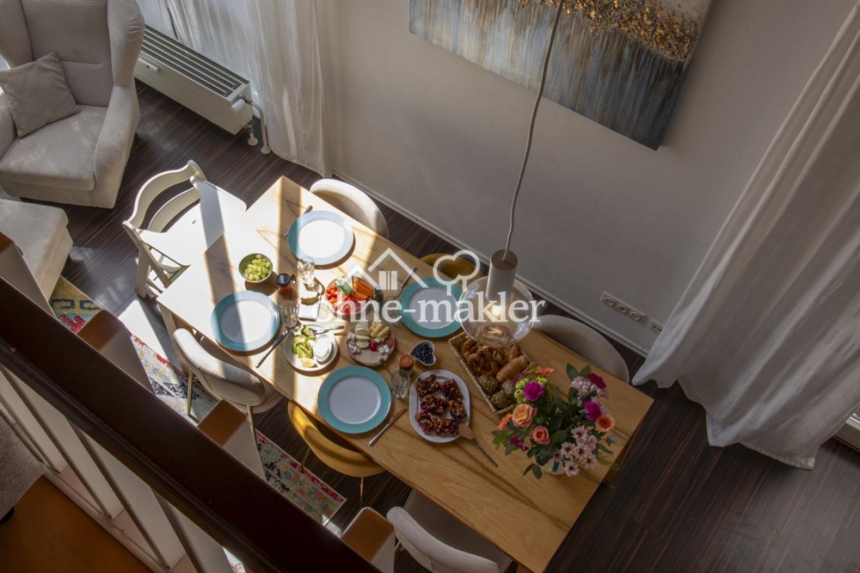 Sicht Gallerie auf Wohnzimmer