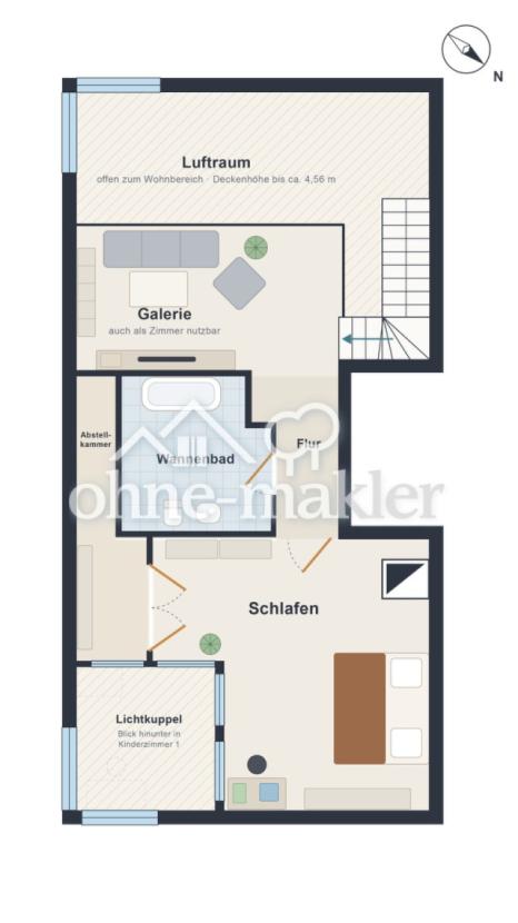 Grundriss Dachgeschoss