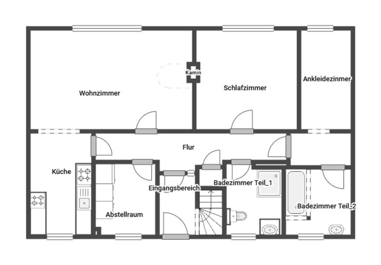Grundriss Skizze EG