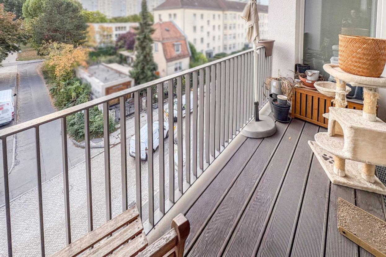 Geräumiger Balkon