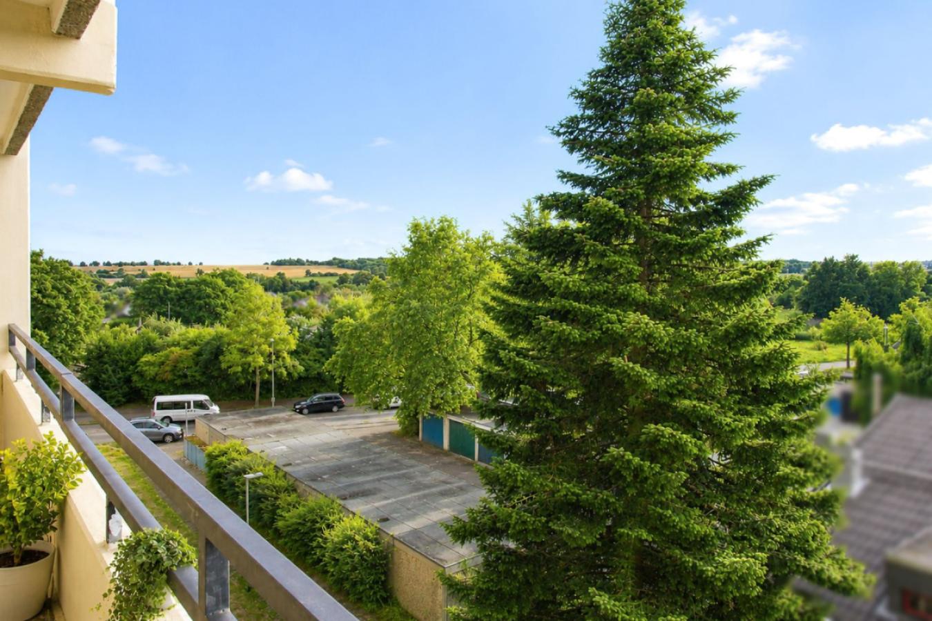 Ausblick vom Balkon