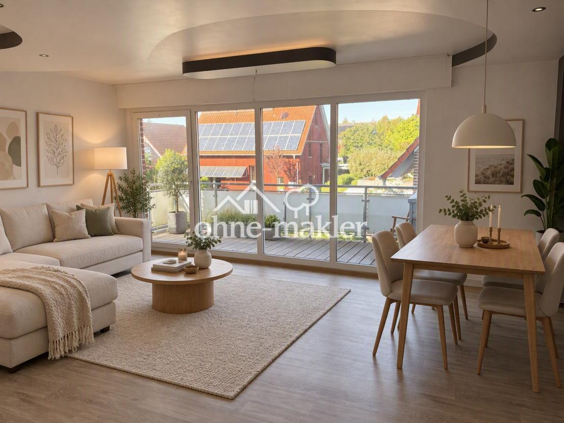Wohnzimmer visualisiert
