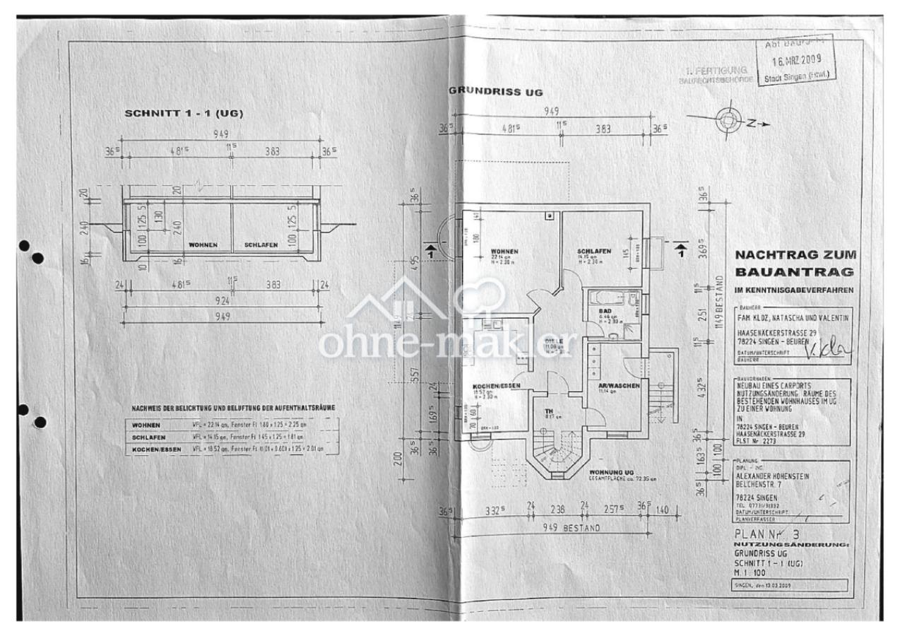 Grundriss UG