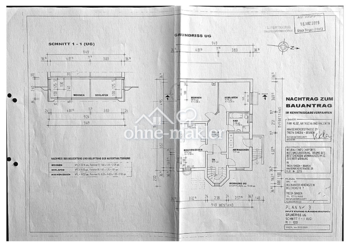 Grundriss UG