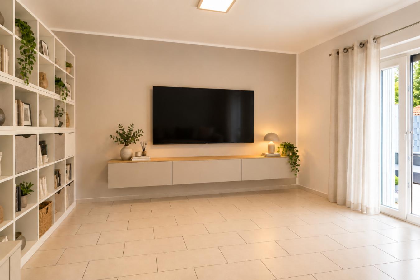 Einrichtungsbeispiel Wohnzimmer EG