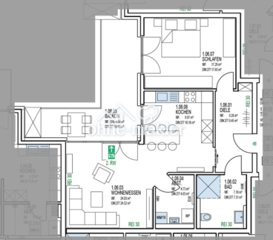 Grundriss Wohnung 6