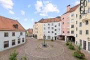 Blick vom Balkon