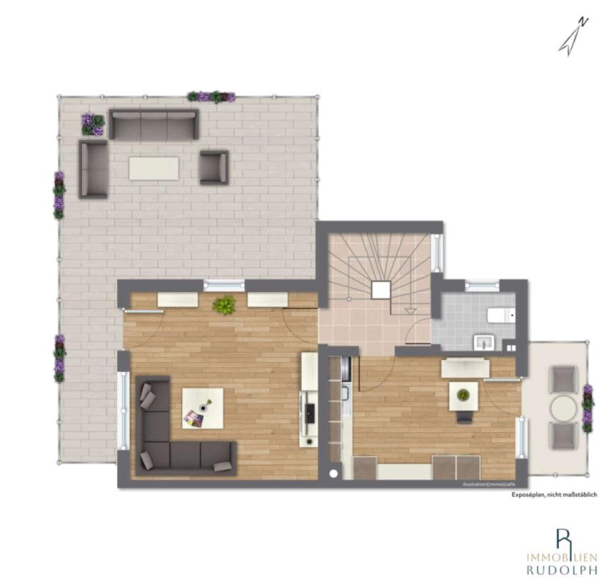 schematischer Grundriss 1. OG