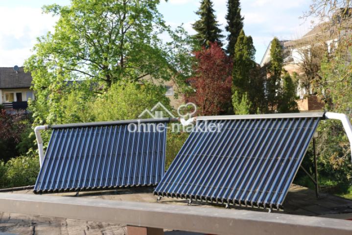 Solarthermie auf Garage