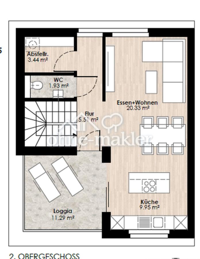 Grundriss WE5 2.OG