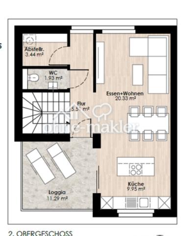Grundriss WE5 2.OG