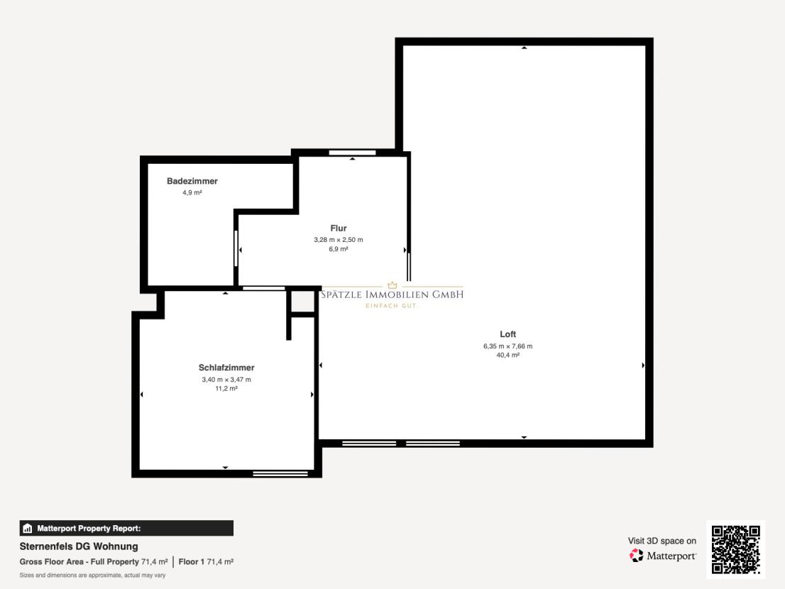 Grundriss DG Wohnung