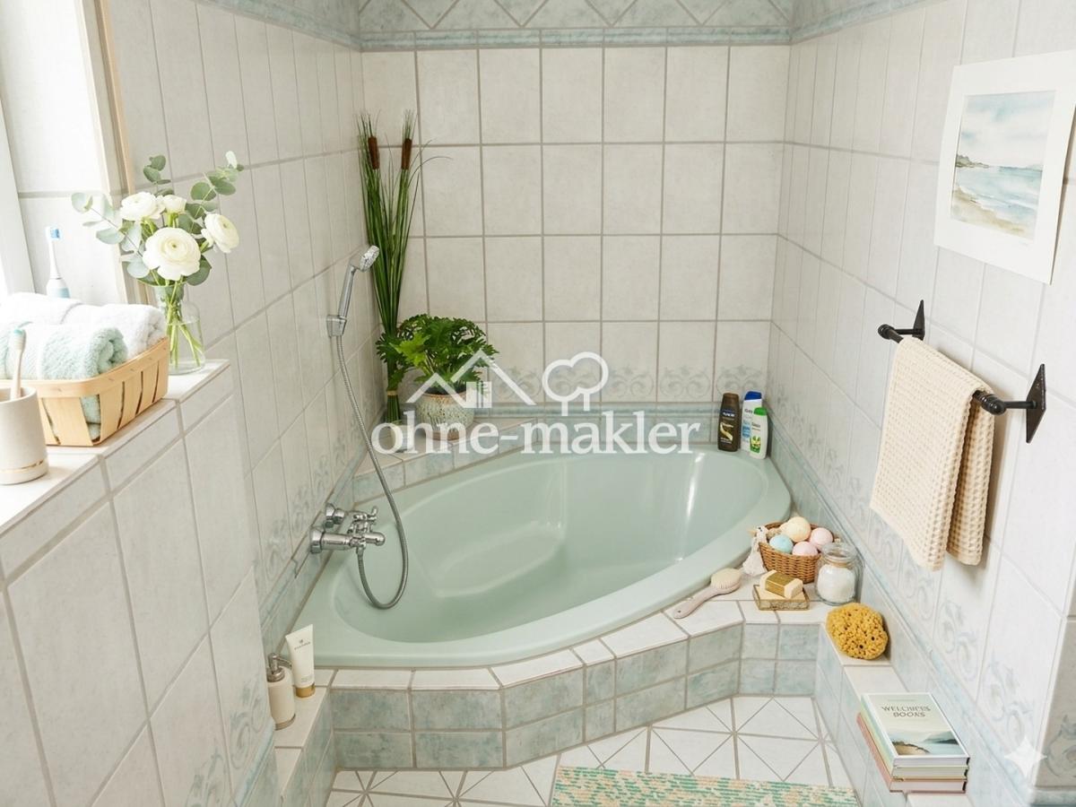 Badezimmer mit Wanne