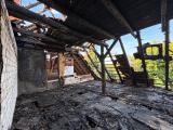 Aufgeräumter Dachboden nach dem Brand