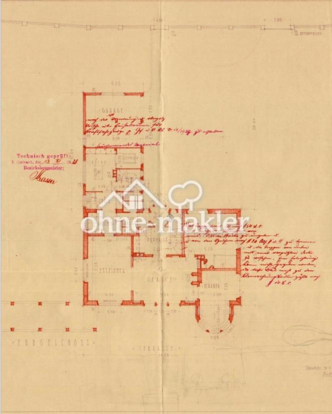1929 - Eingabeplan EG
