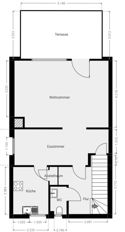 Grundriss Skizze EG