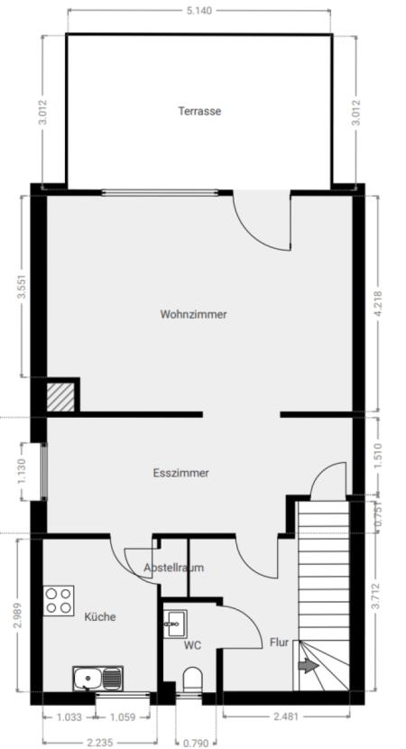 Grundriss Skizze EG