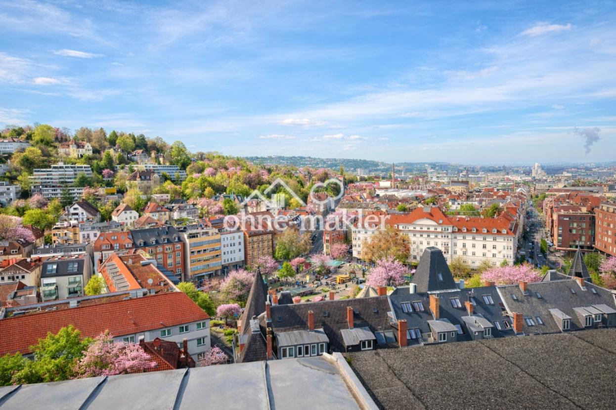 Blick über Stuttgart-Süd