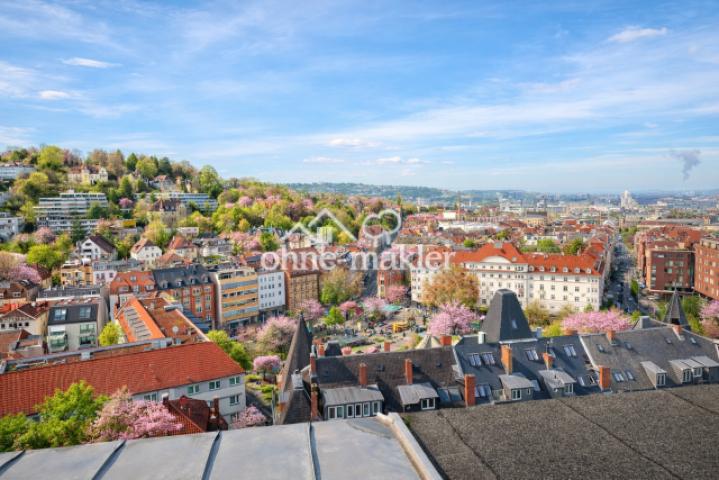 Blick über Stuttgart-Süd