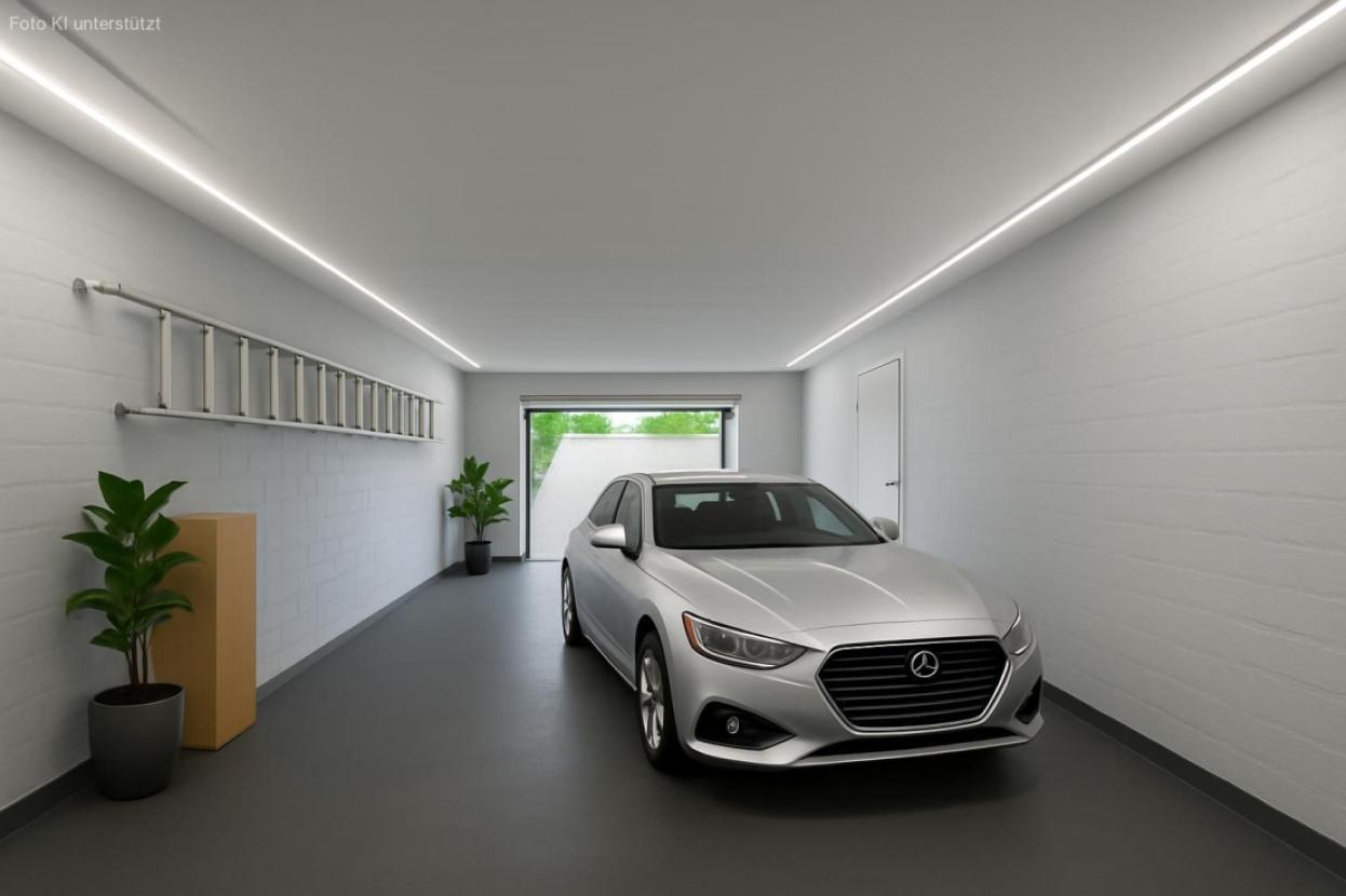 Tiefgarage  (Gestaltungsvorschlag KI-generiert)