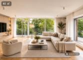 EG Wohnzimmer mit Terrasse KI