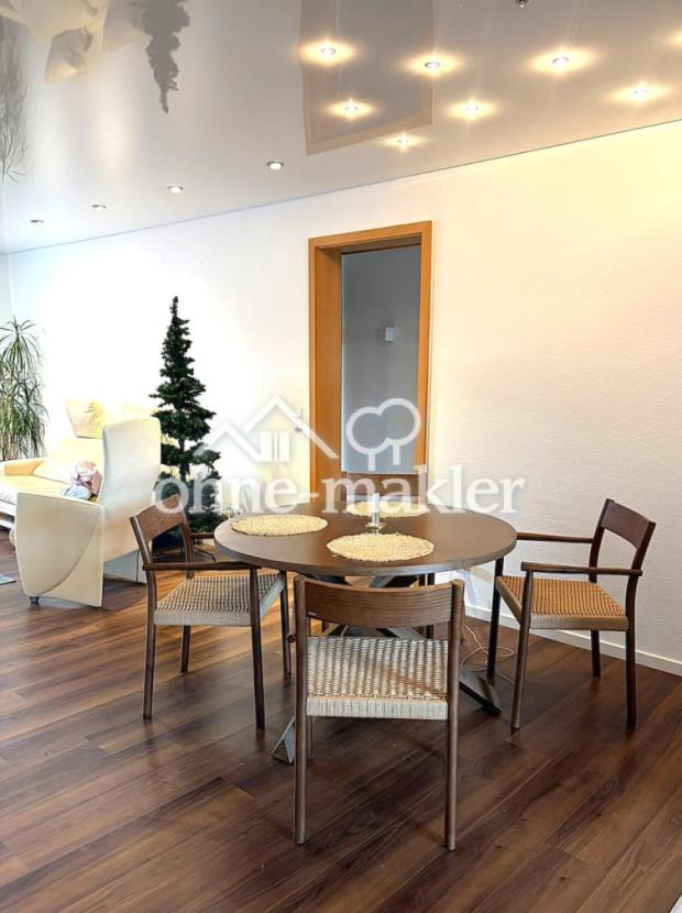 Essbereich im Wohnzimmer