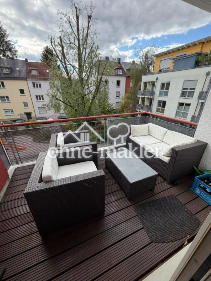 Geräumiger SW-Balkon