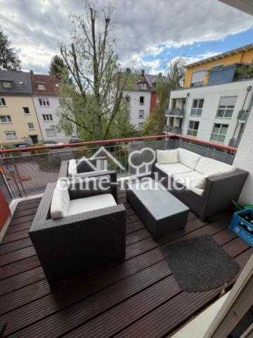 Geräumiger SW-Balkon