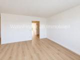 KI-bearbeitete Visualisierung Wohn-/Schlafzimmer nach geplanter Fertigstellung