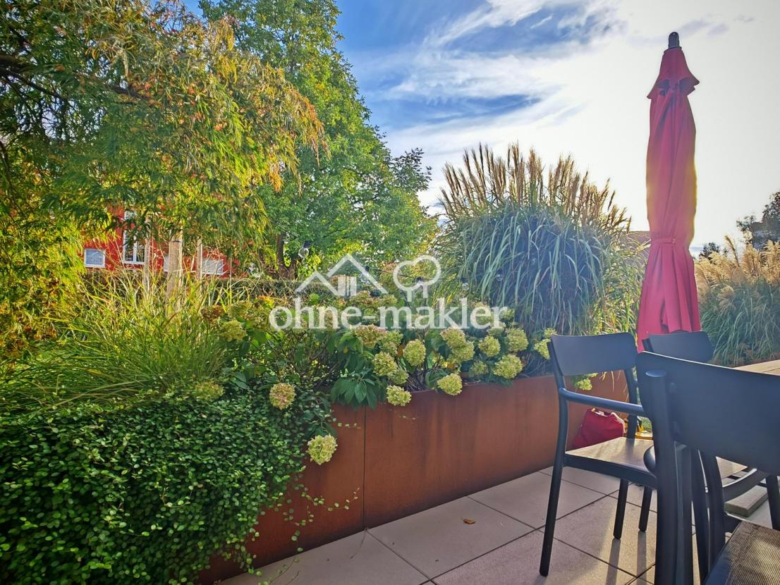 Terrasse im Herbst