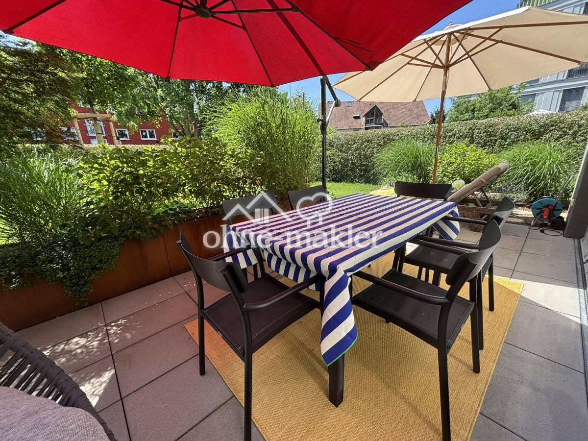 Terrasse im Sommer