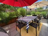 Terrasse im Sommer