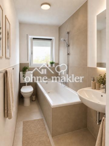Bad mit Badewanne