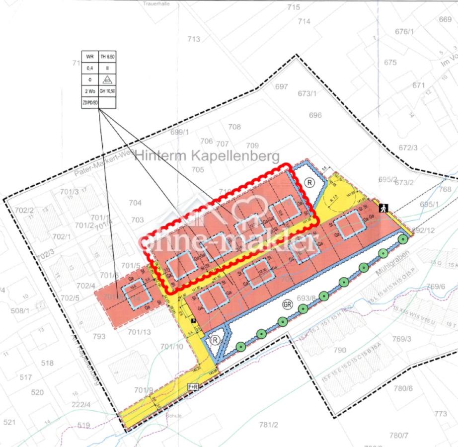 Lageplan Saulheim Kapellenberg