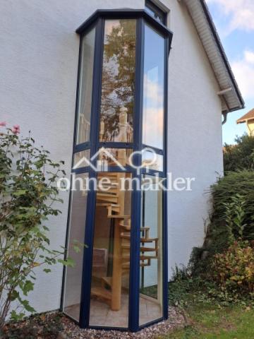 Erker mit Wendeltreppe