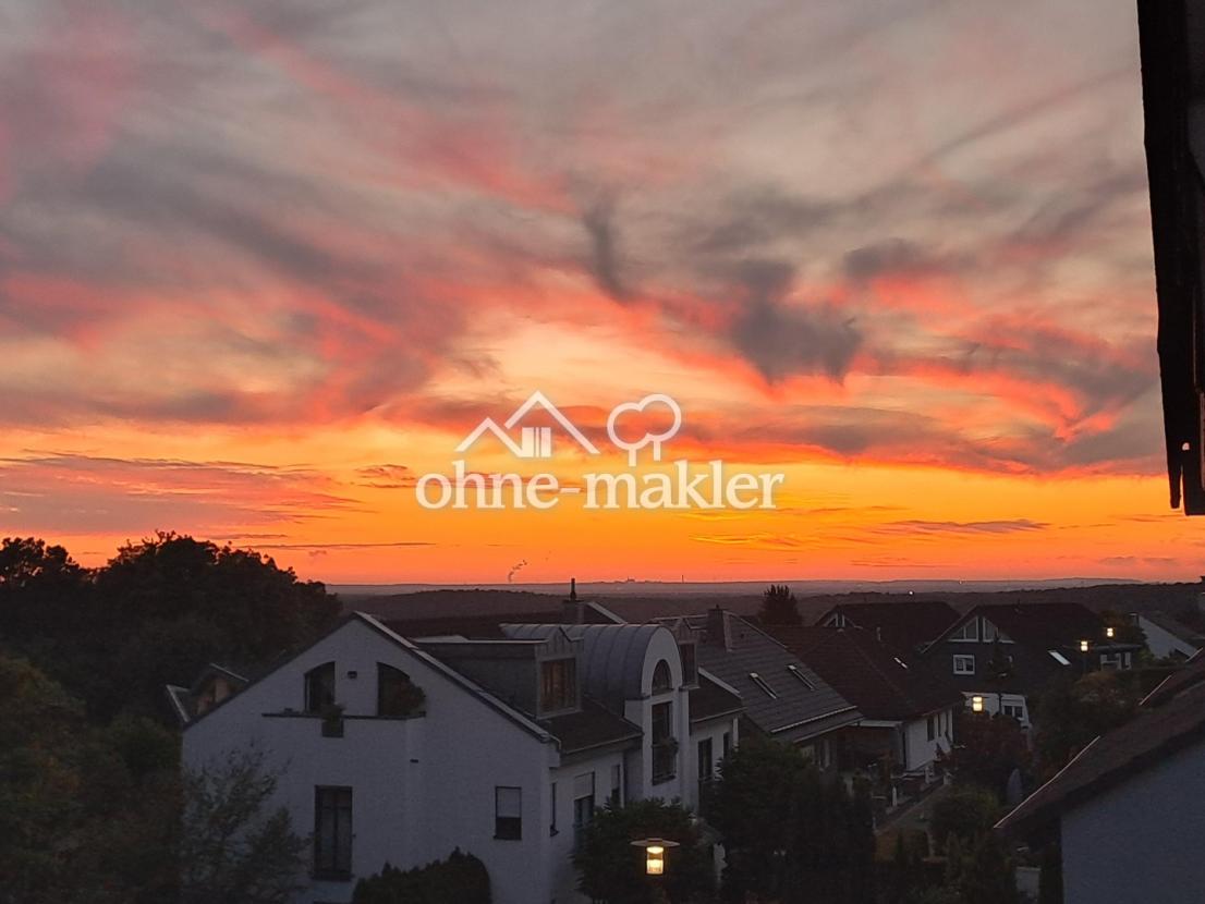 Aussicht bei Sonnenuntergang