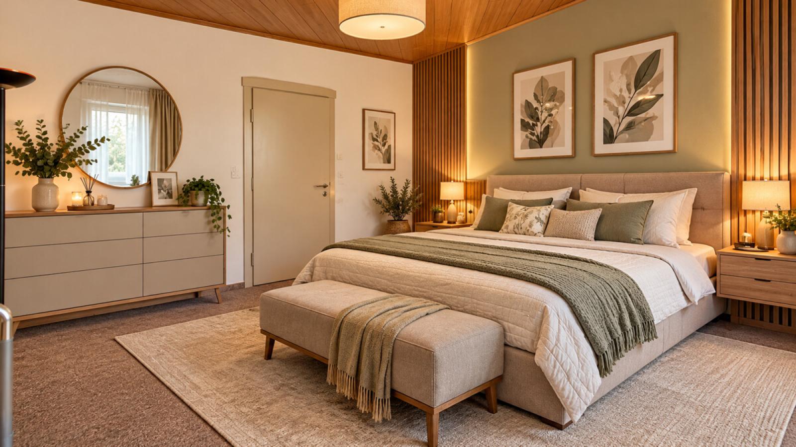 Schlafzimmer visualisiert