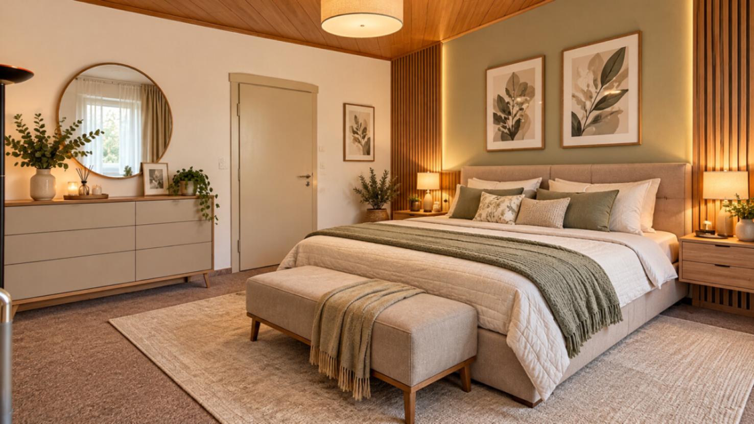 Schlafzimmer visualisiert
