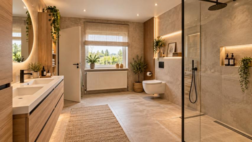 Badezimmer visualisiert