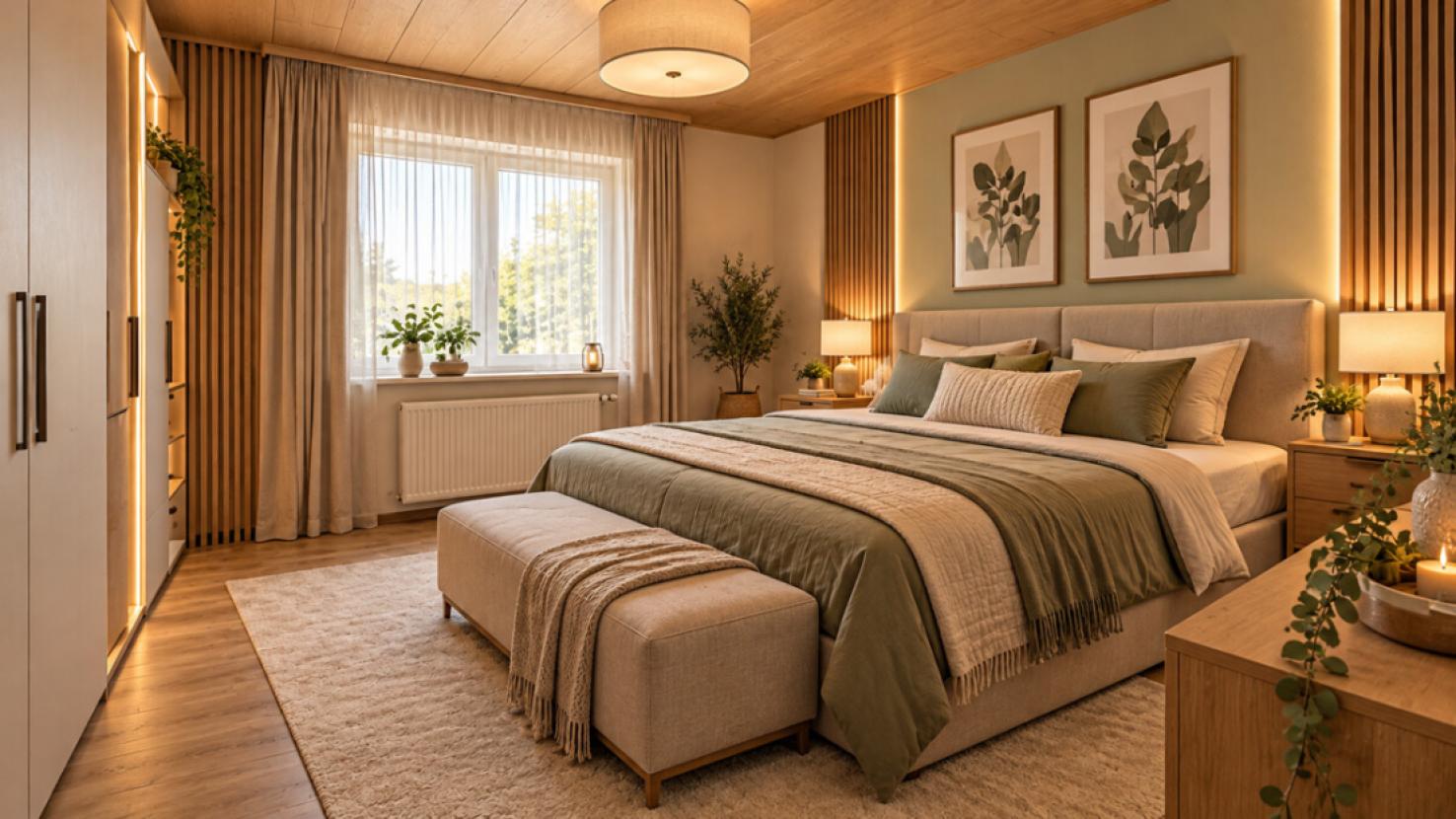 Schlafzimmer visualisiert
