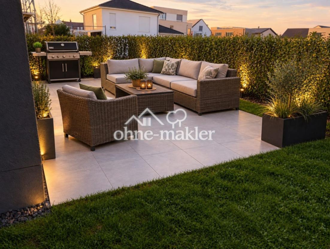 EG: Hintere ruhige Terrasse