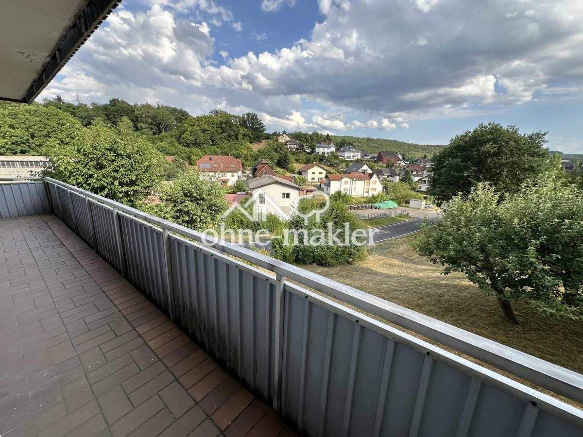 Ausblick Balkon
